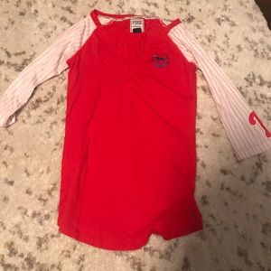 Phillies quarter sleeve shirt